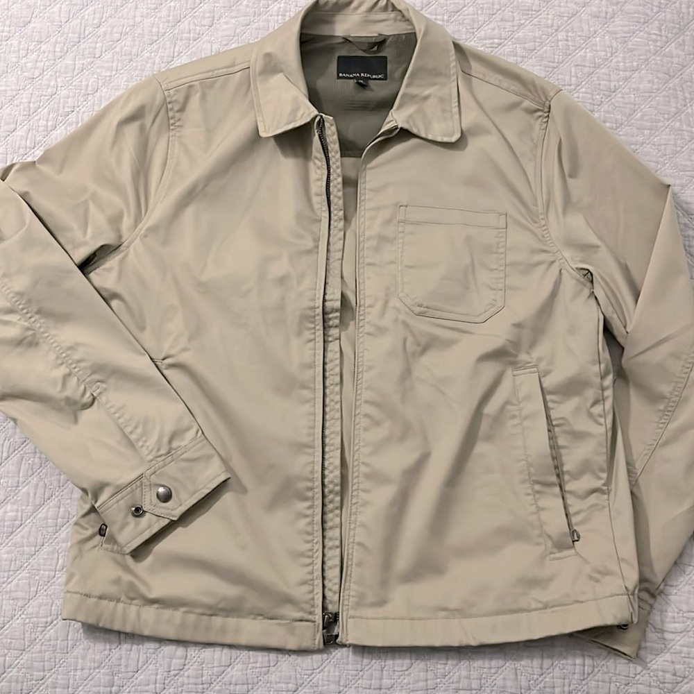 Banana Republic Core Temp Coaches Jacket, Like New!